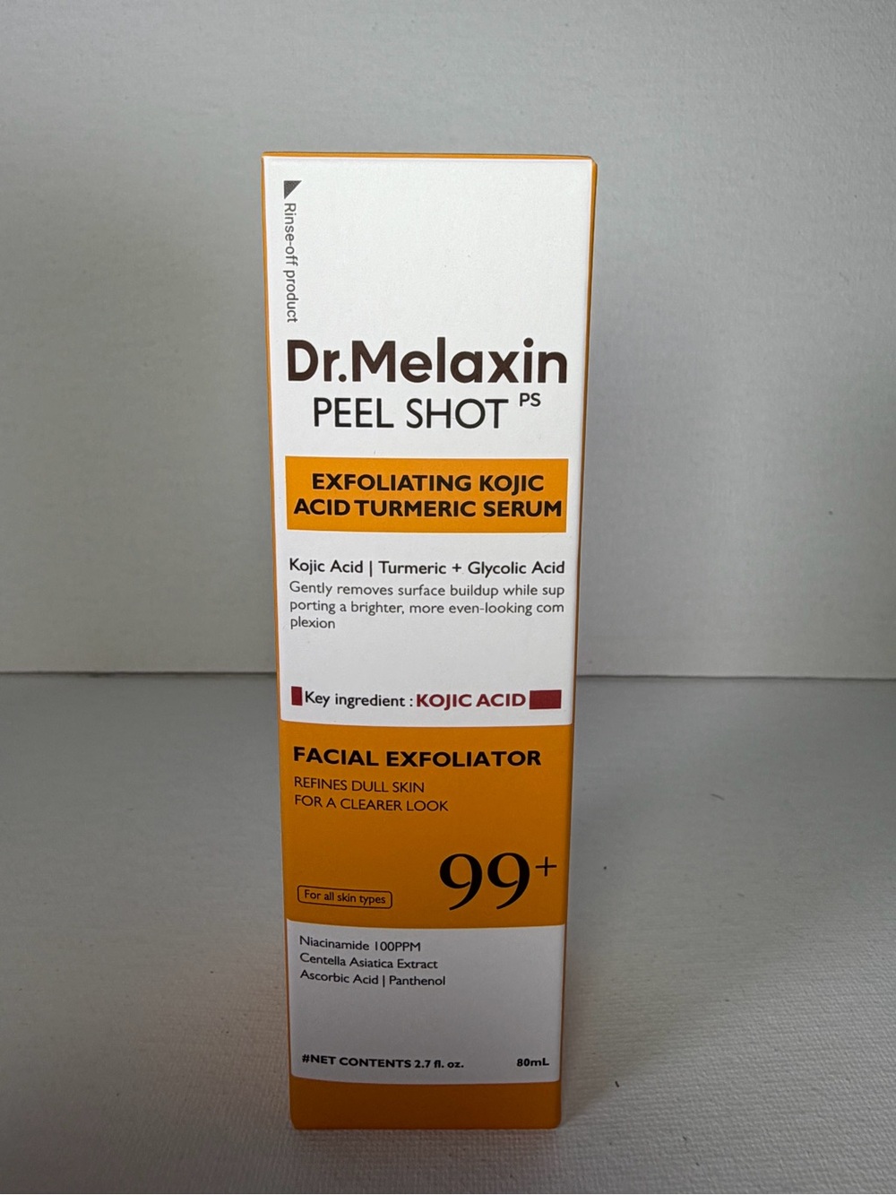 Peel Shot Exfoliating Kojic Acid Turmeric Serum - Yellow